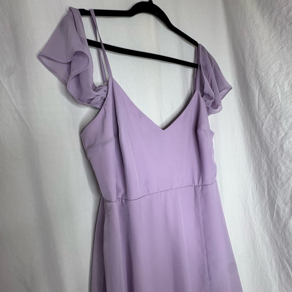 Birdy Grey Devin Convertible Dress Chiffon Lilac size 1x - Picture 4 of 8